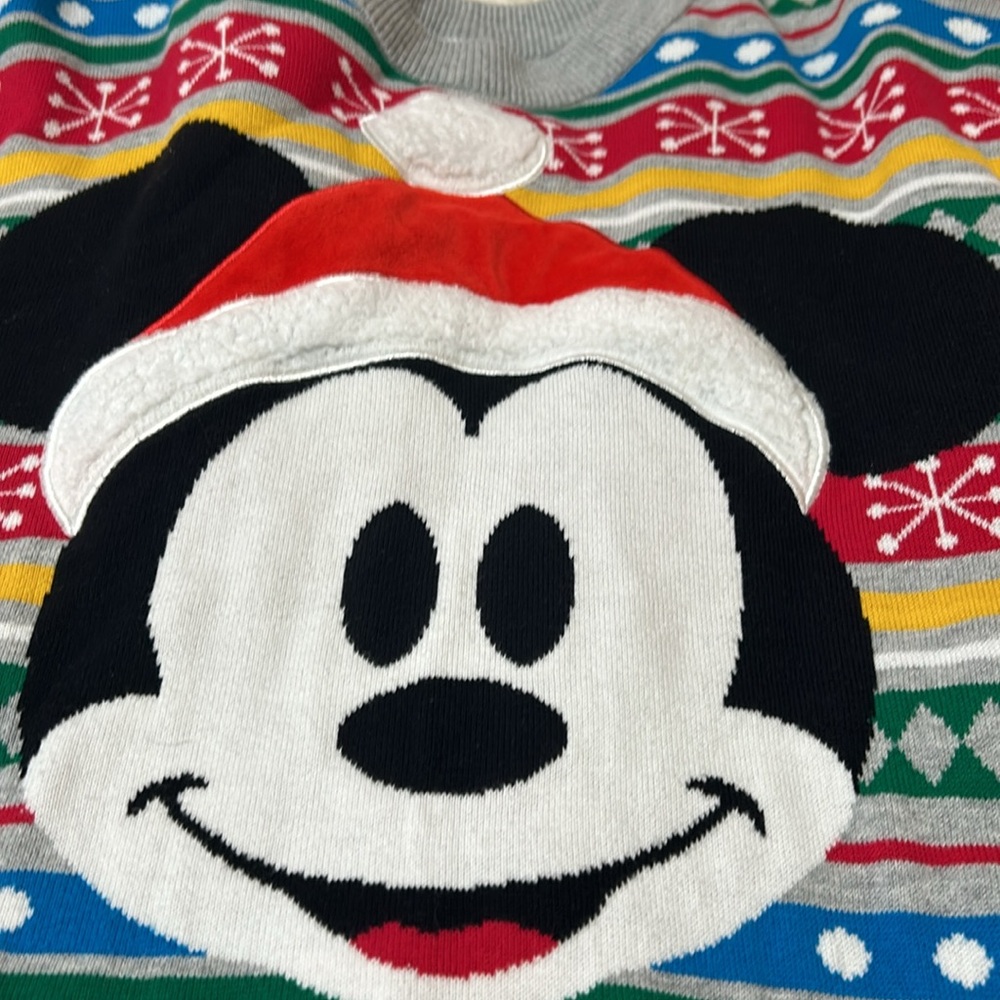 Disney parks Christmas sweater with a big Mickey - Picture 7 of 9
